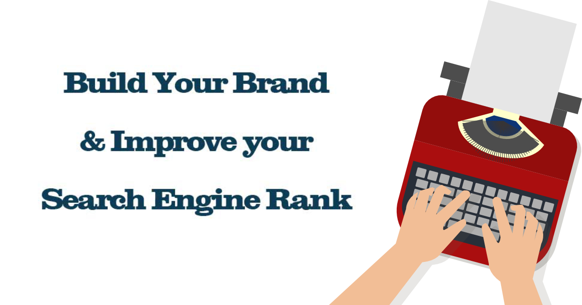 Build your brand typewriter