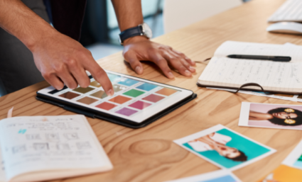 deciding a color palette